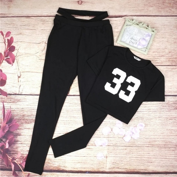 Last L!!! Black workout yoga set. - Picture 3 of 8